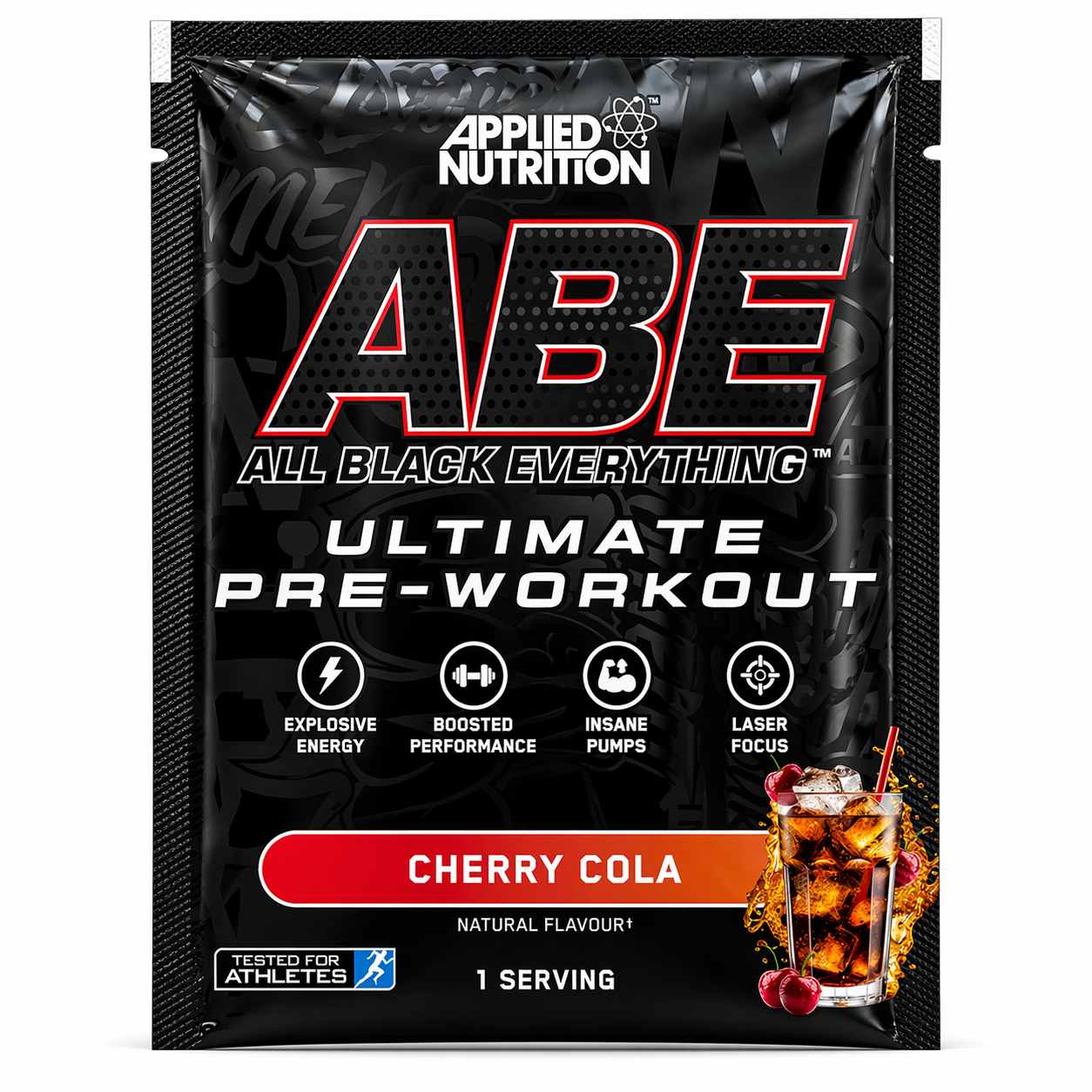 ABEUltimatePre-Workout12.5gSachet-CherryColaWeb ABE - Échantillons de pré entrainement ultimes – Image 1